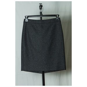 J. Crew - Charcoal Wool Pencil Skirt